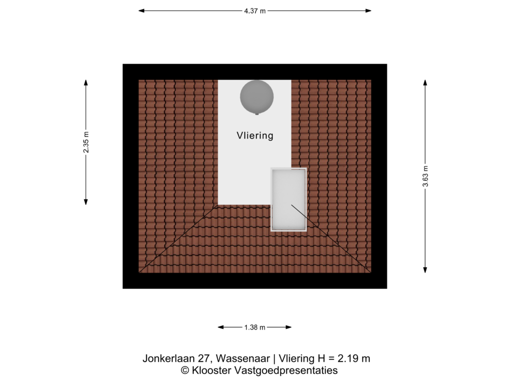 Bekijk plattegrond van Vliering van Jonkerlaan 27