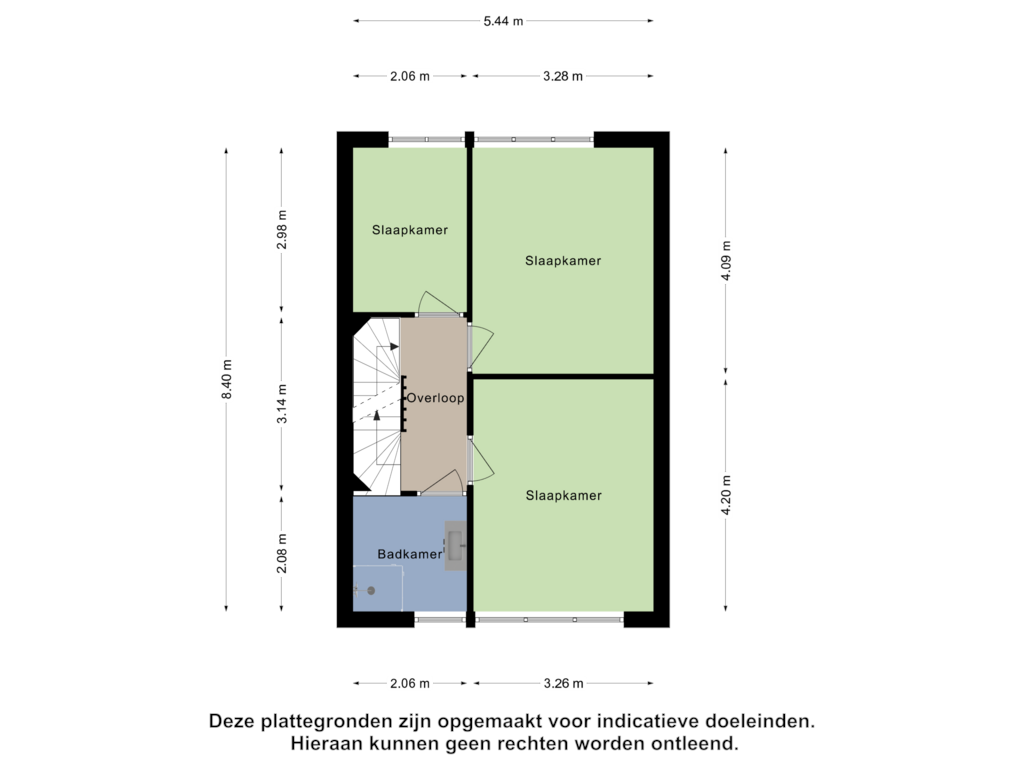 Bekijk plattegrond van Eerste Verdieping van Rigastraat 14