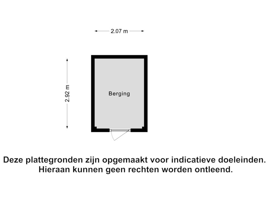 Bekijk plattegrond van Berging van Rigastraat 14