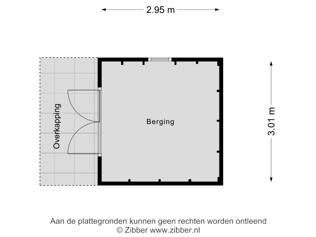 Bekijk plattegrond van Berging van Lijnbaan 21