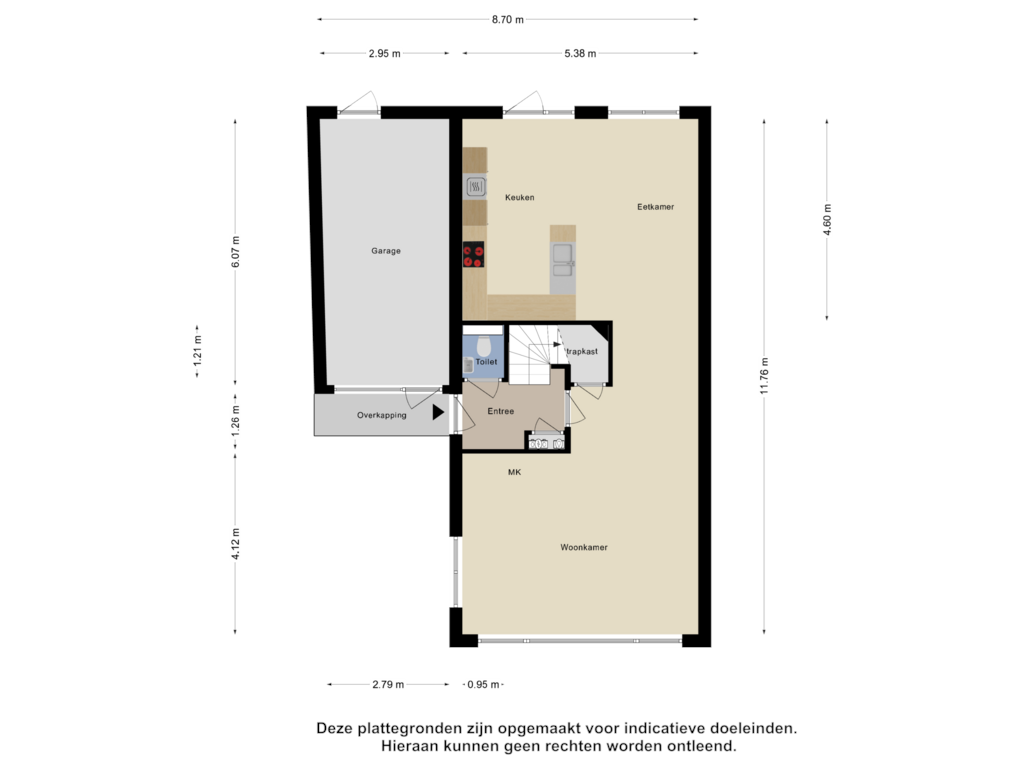 View floorplan of Begane Grond of Laantje van Erik 7