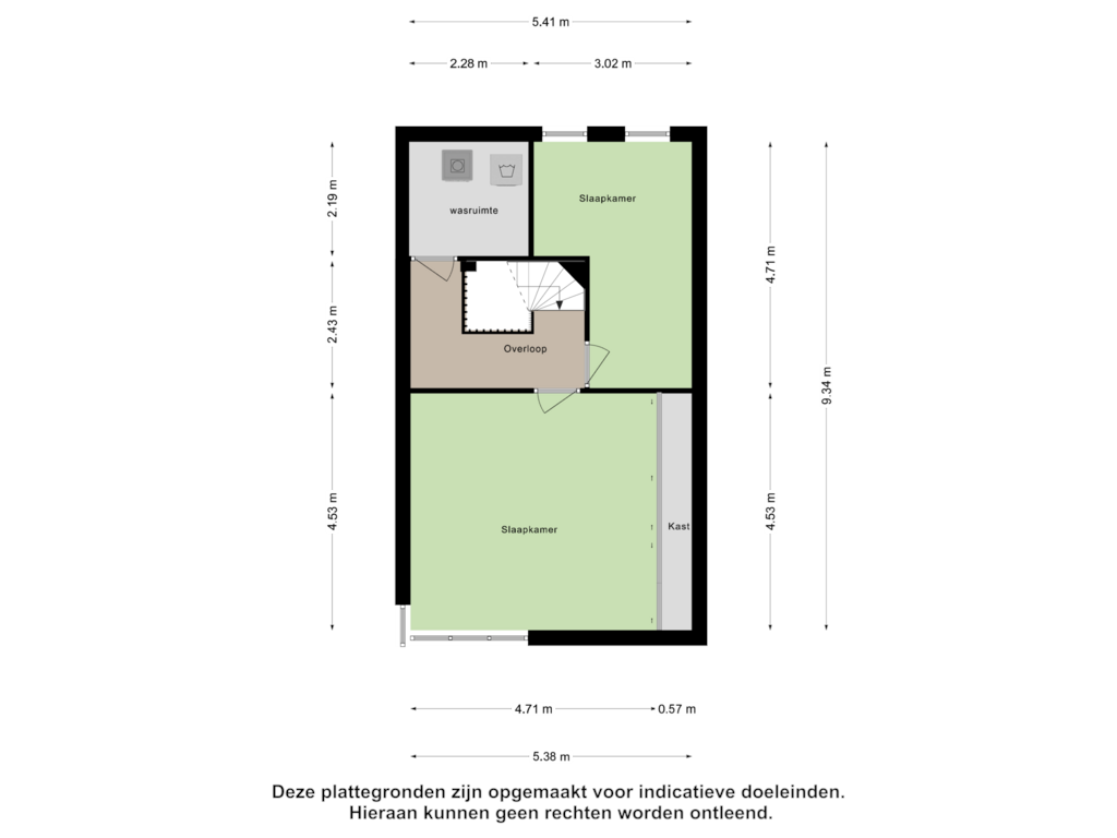 View floorplan of Tweede Verdieping of Laantje van Erik 7