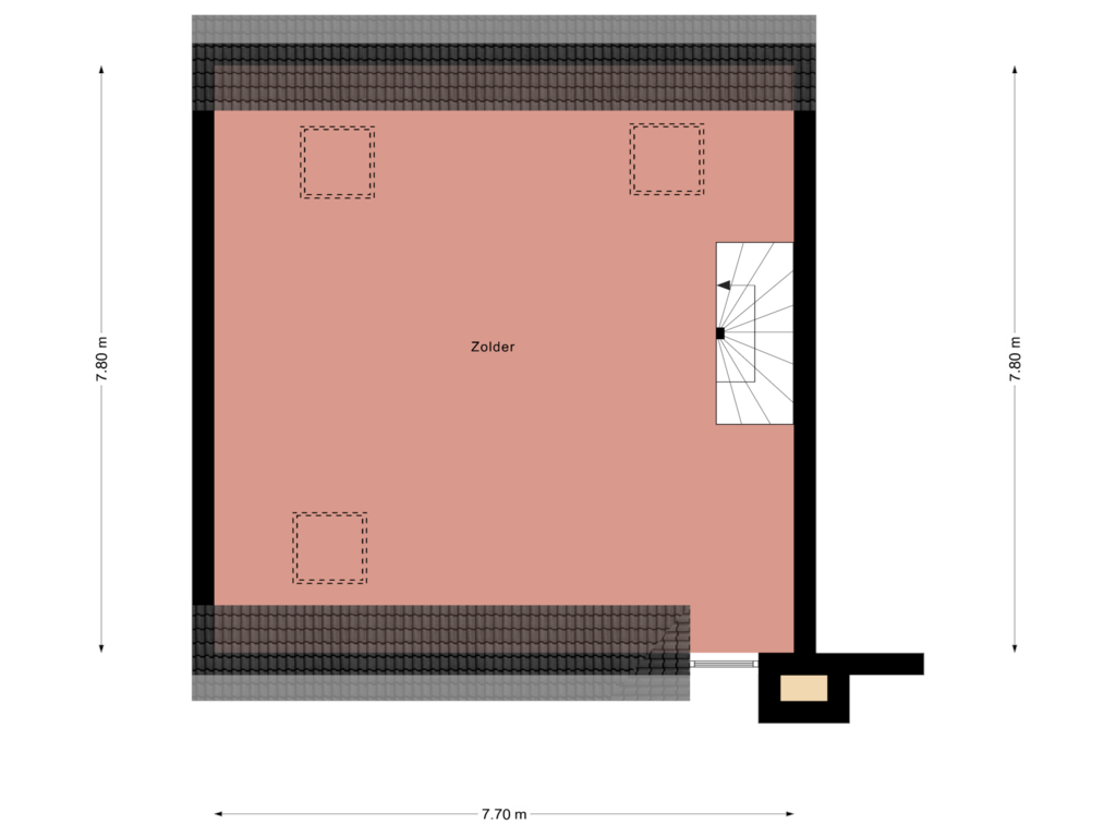 Bekijk plattegrond van 2e verdieping van De Stelling 3