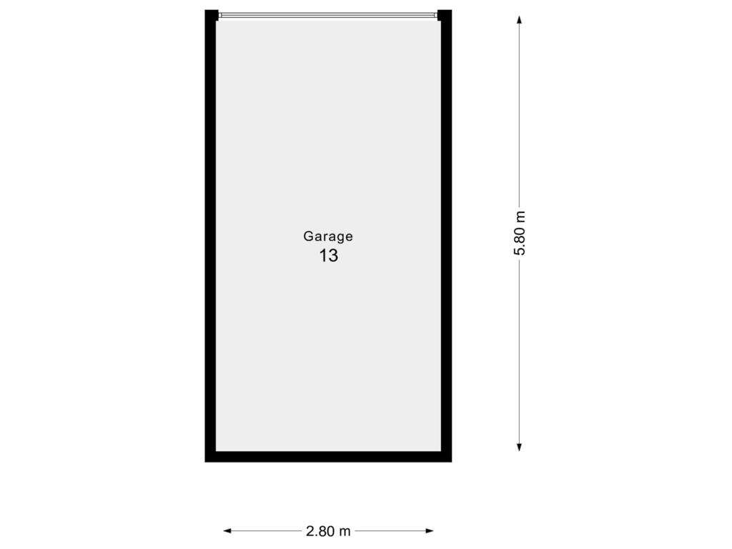 Bekijk plattegrond van Garage van Eerste Hieronymus van Alphenstraat 39