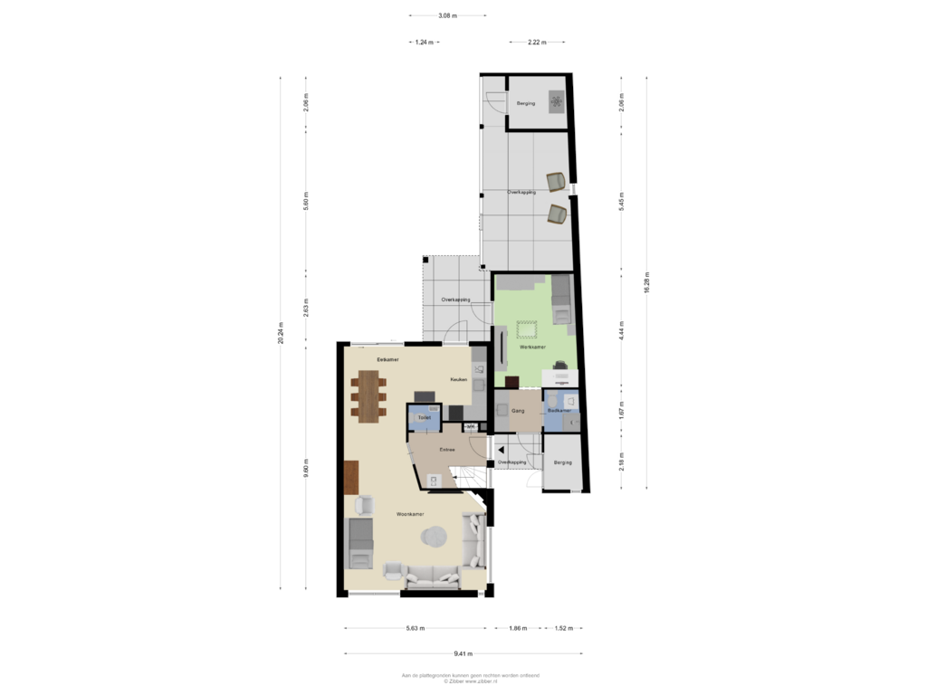 Bekijk plattegrond van Begane grond van Titaniumstraat 14