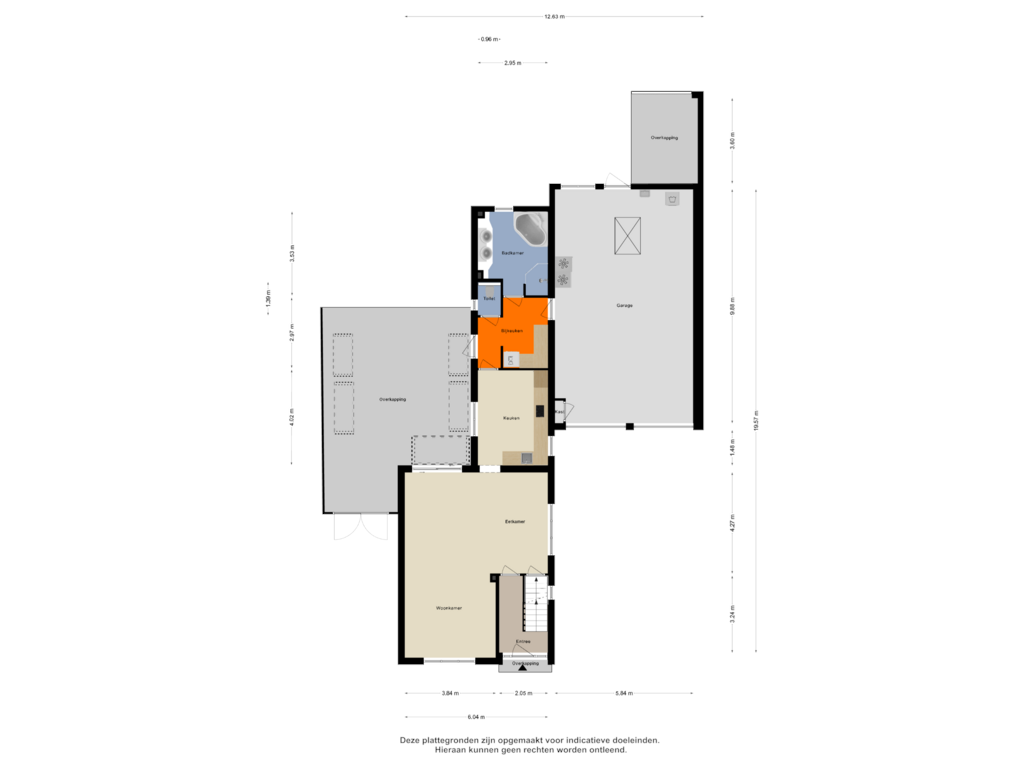 View floorplan of Begane Grond of Castersedijk 8