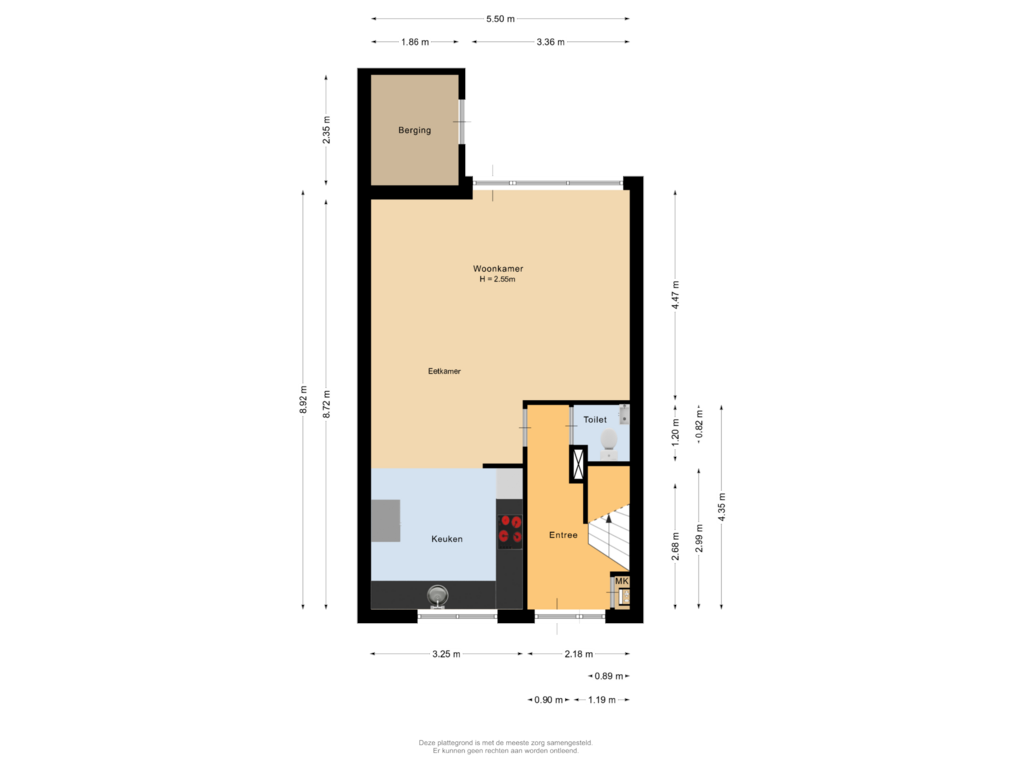 Bekijk plattegrond van Begane grond van Snoeksloot 31