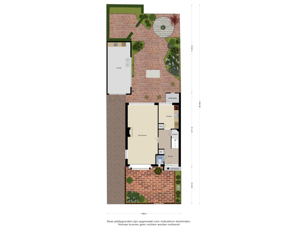 View floorplan of Begane Grond_Tuin of Schipperskamp 9