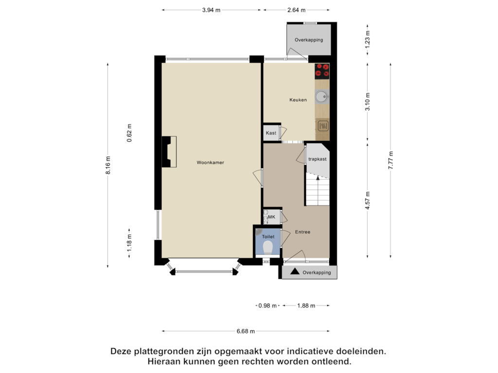 View floorplan of Begane Grond of Schipperskamp 9