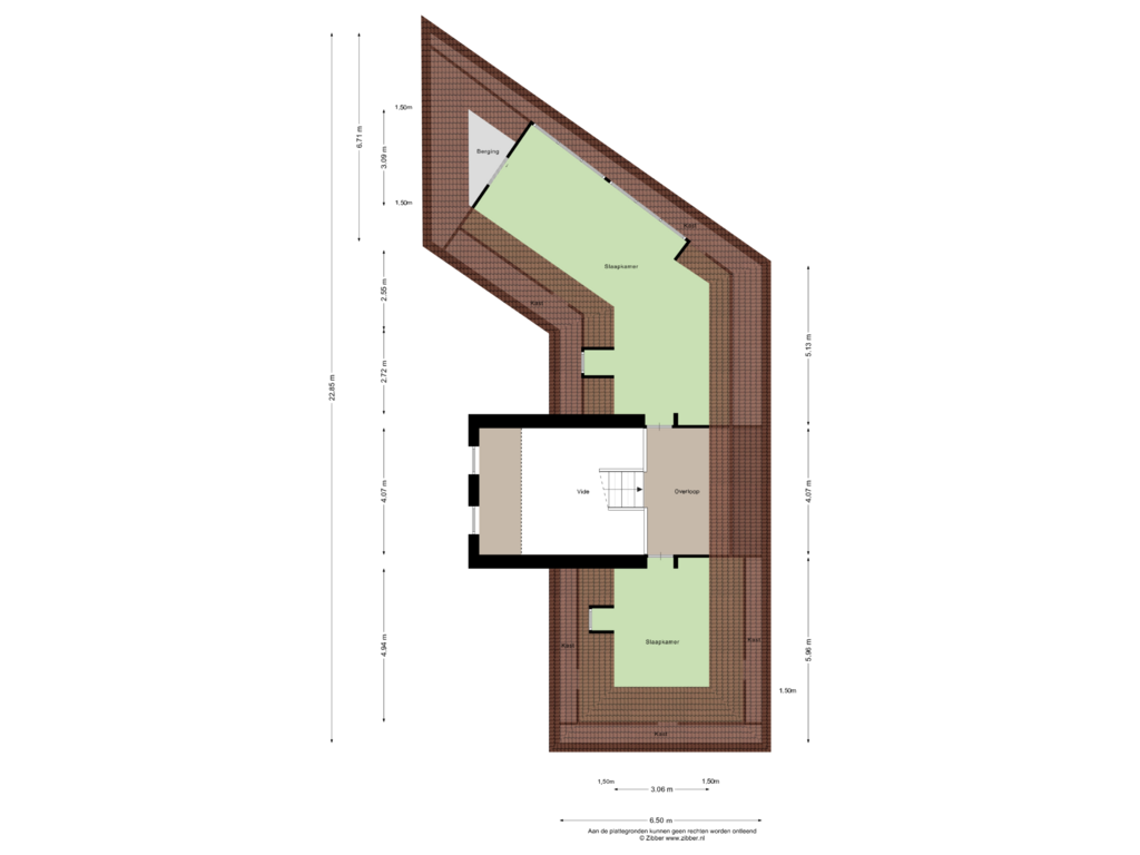 Bekijk plattegrond van Eerste verdieping van Hulskamphof 1