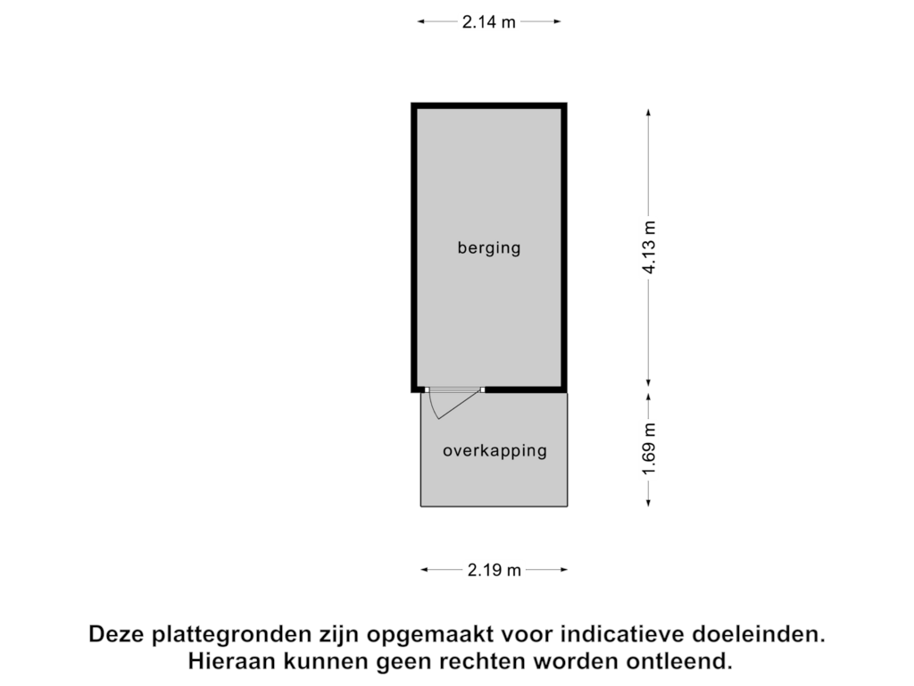 Bekijk plattegrond van berging van Cavalerieweg 104