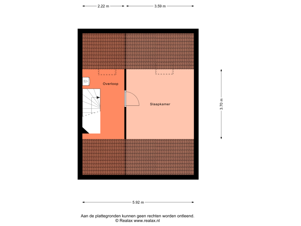 Bekijk plattegrond van Verdieping 2 van Malvert 1257