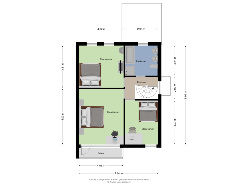 Bekijk plattegrond van Eerste Verdieping van Poolsterlaan 32