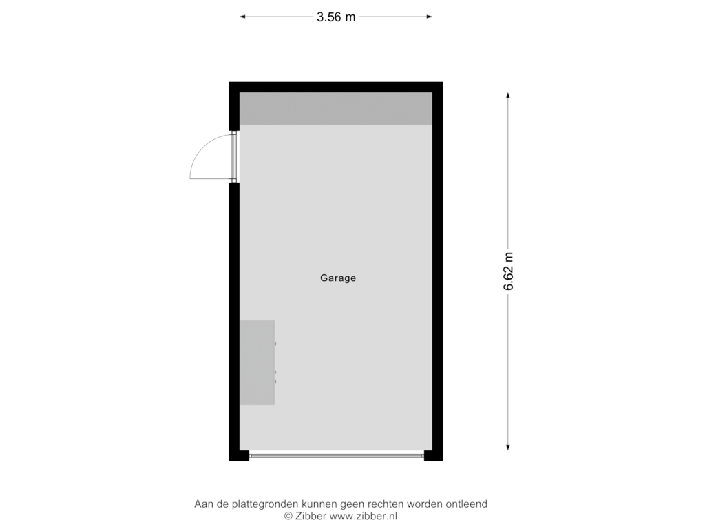 Bekijk plattegrond van Garage van Poolsterlaan 32