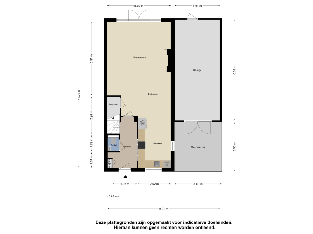 Bekijk plattegrond van Begane Grond van Tabakskamp 66