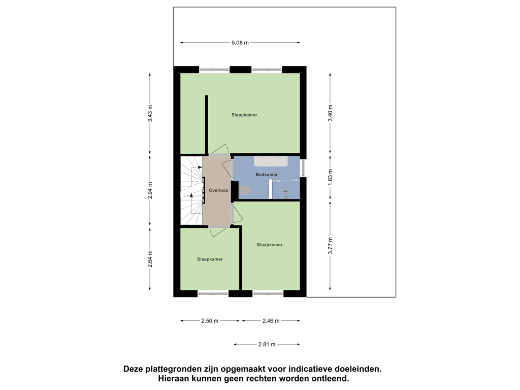 Bekijk plattegrond van Eerste Verdieping van Tabakskamp 66