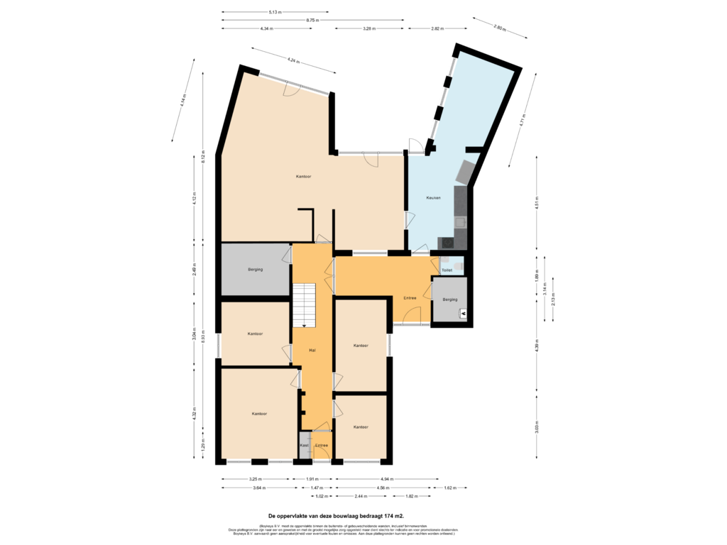 Bekijk plattegrond van Begane grond van Stationsstraat 44