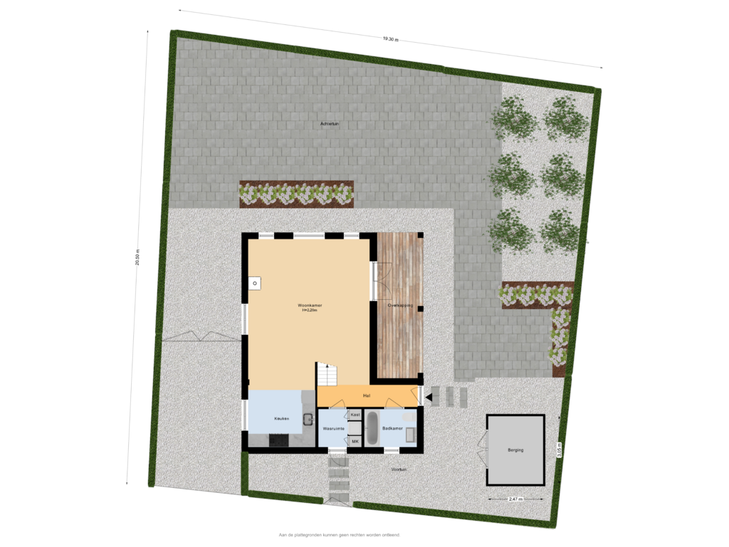 Bekijk plattegrond van Situatie van Buitenbrinkweg 14-61