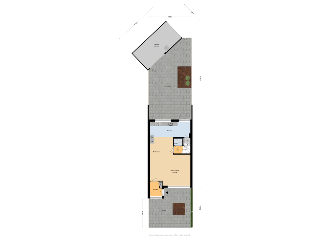 Bekijk plattegrond van Situatie van Händelstraat 16