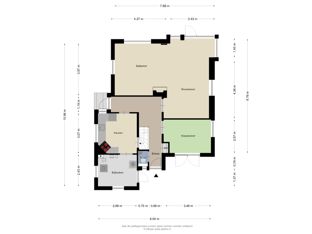 Bekijk plattegrond van Begane Grond van Sphagnumweg 2