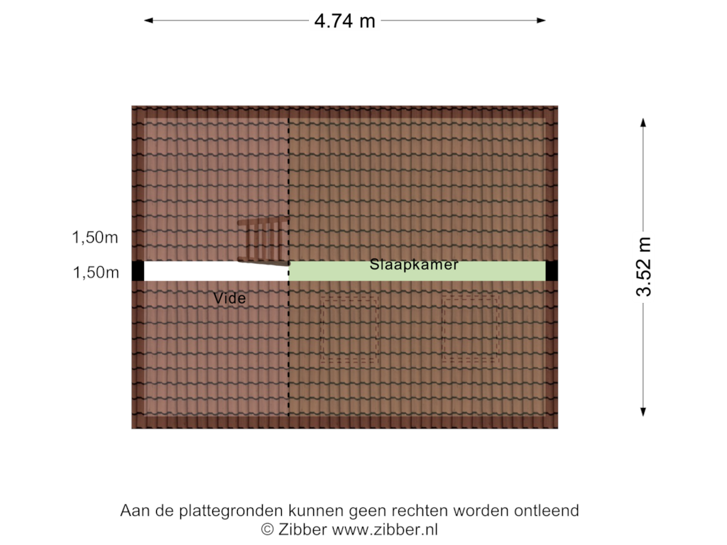 Bekijk plattegrond van Zolder van Sphagnumweg 2