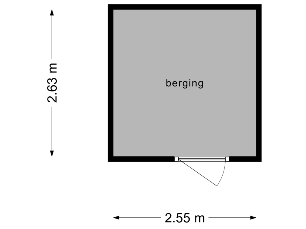 Bekijk plattegrond van Berging van Groenling 5