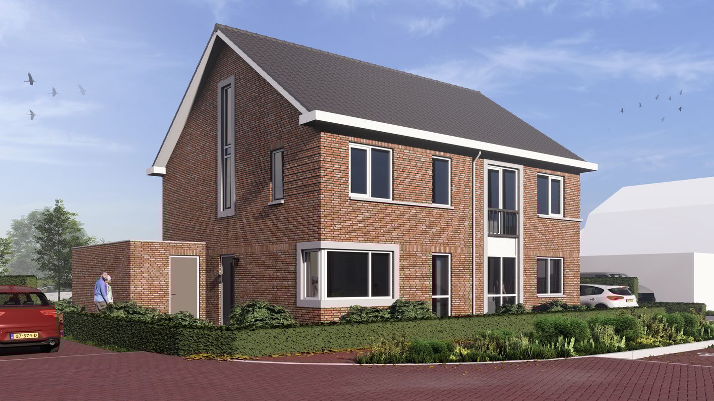 Foto 1 van Twee onder een Kapwoning met berging en gro (Bouwnr. 2)