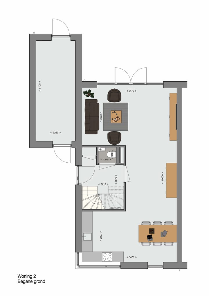 Foto 3 van Twee onder een Kapwoning met berging en gro (Bouwnr. 2)