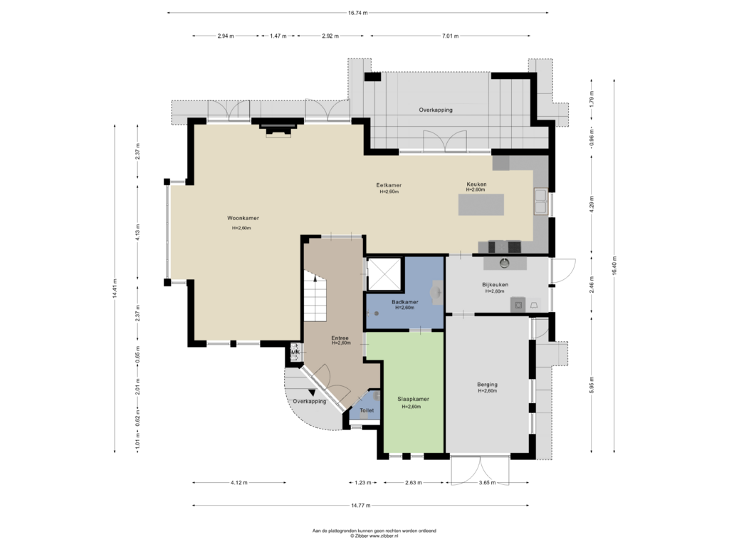 Bekijk plattegrond van Begane Grond van Bonhoefferstraat 1