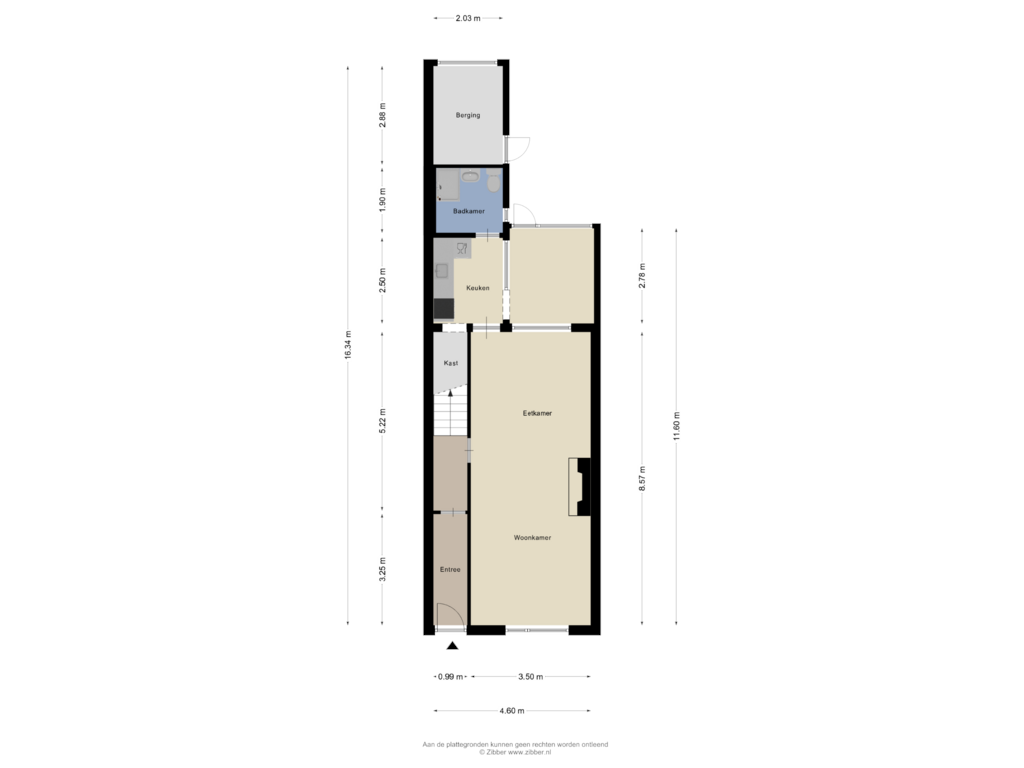 Bekijk plattegrond van Begane grond van Leidseweg 387