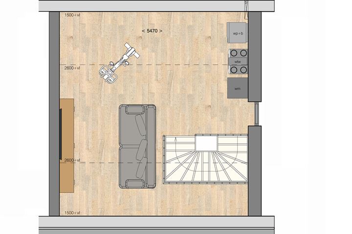 View photo 5 of Twee onder een Kapwoning met berging en gro (Bouwnr. 1)