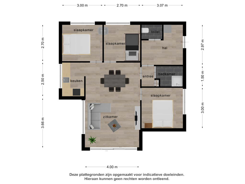 Bekijk plattegrond van Appartement van Joossesweg 65