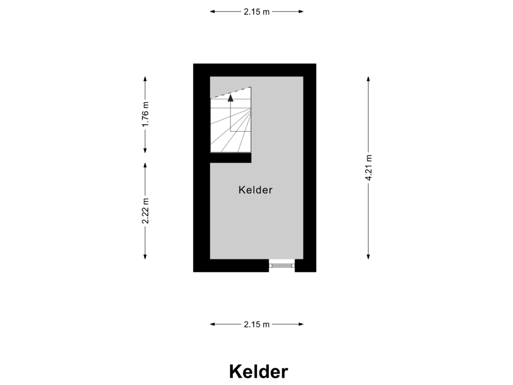 Bekijk plattegrond van Kelder van Heikamp 42