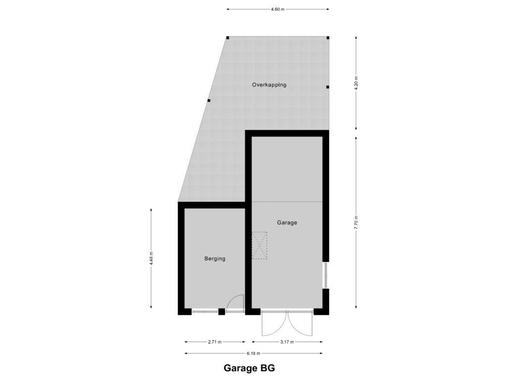 Bekijk plattegrond van Garage BG van Heikamp 42