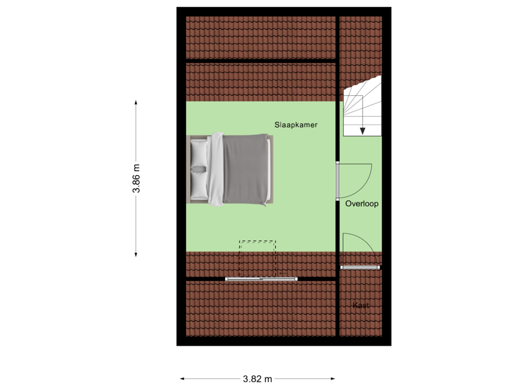 Bekijk plattegrond van Floor 2 van Braamhof 29