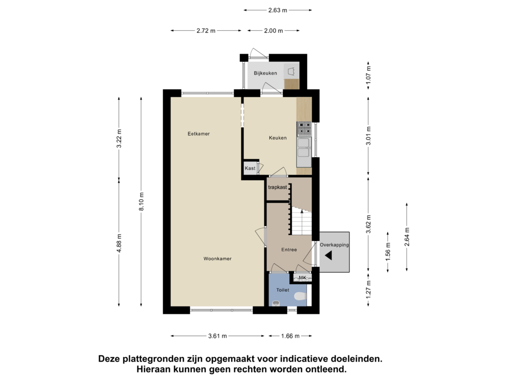 Bekijk plattegrond van Begane Grond van Kempenstraat 17