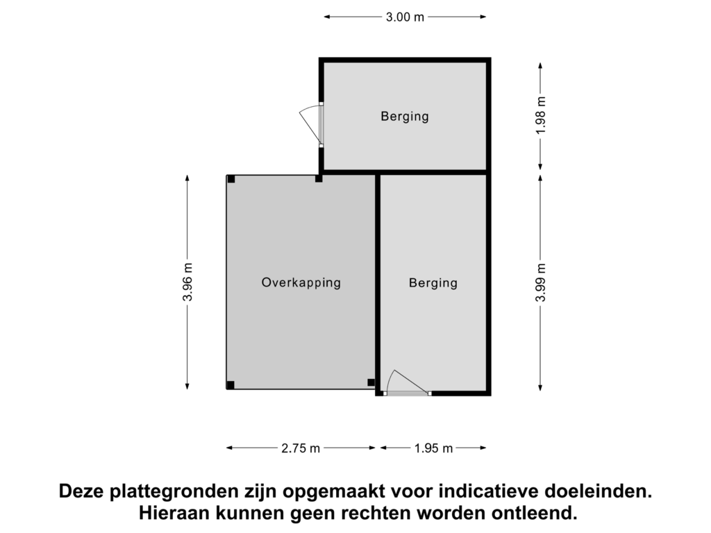 Bekijk plattegrond van Berging van Kempenstraat 17