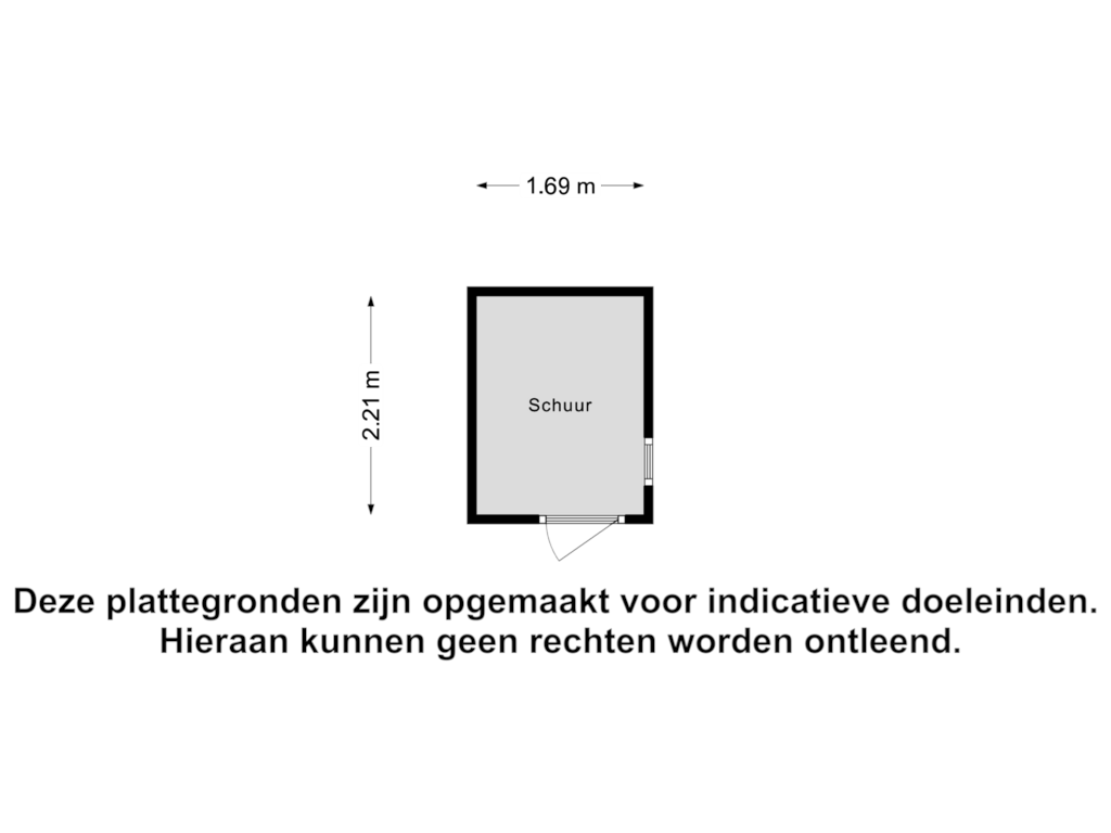 Bekijk plattegrond van Schuur van Hortensiastraat 2