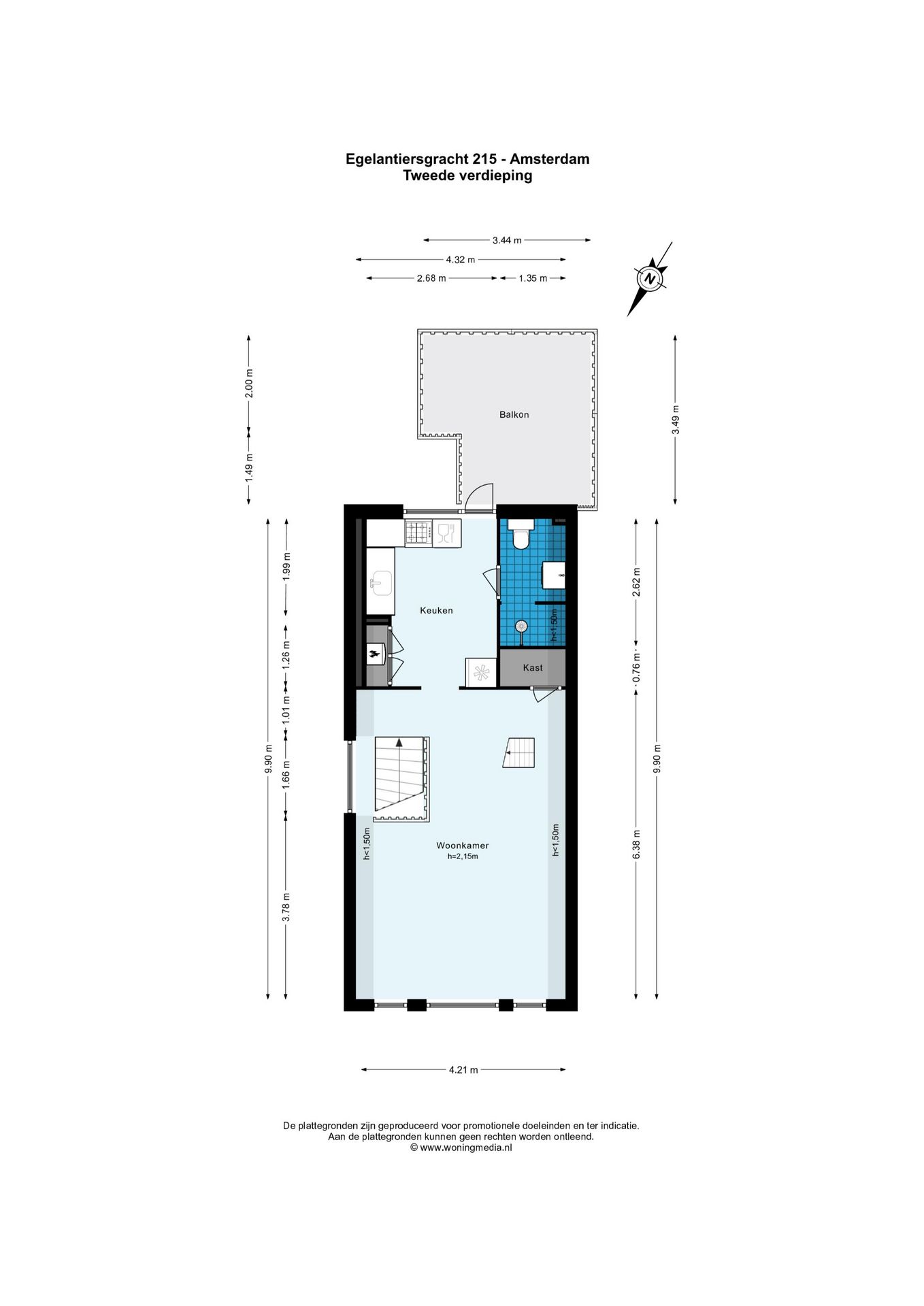 Photo 14 of Egelantiersgracht 215-H