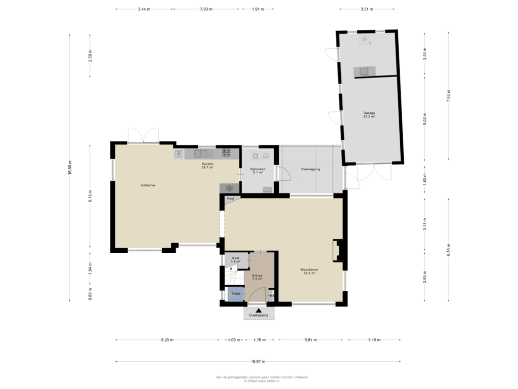 Bekijk plattegrond van Begane grond van Areven 1