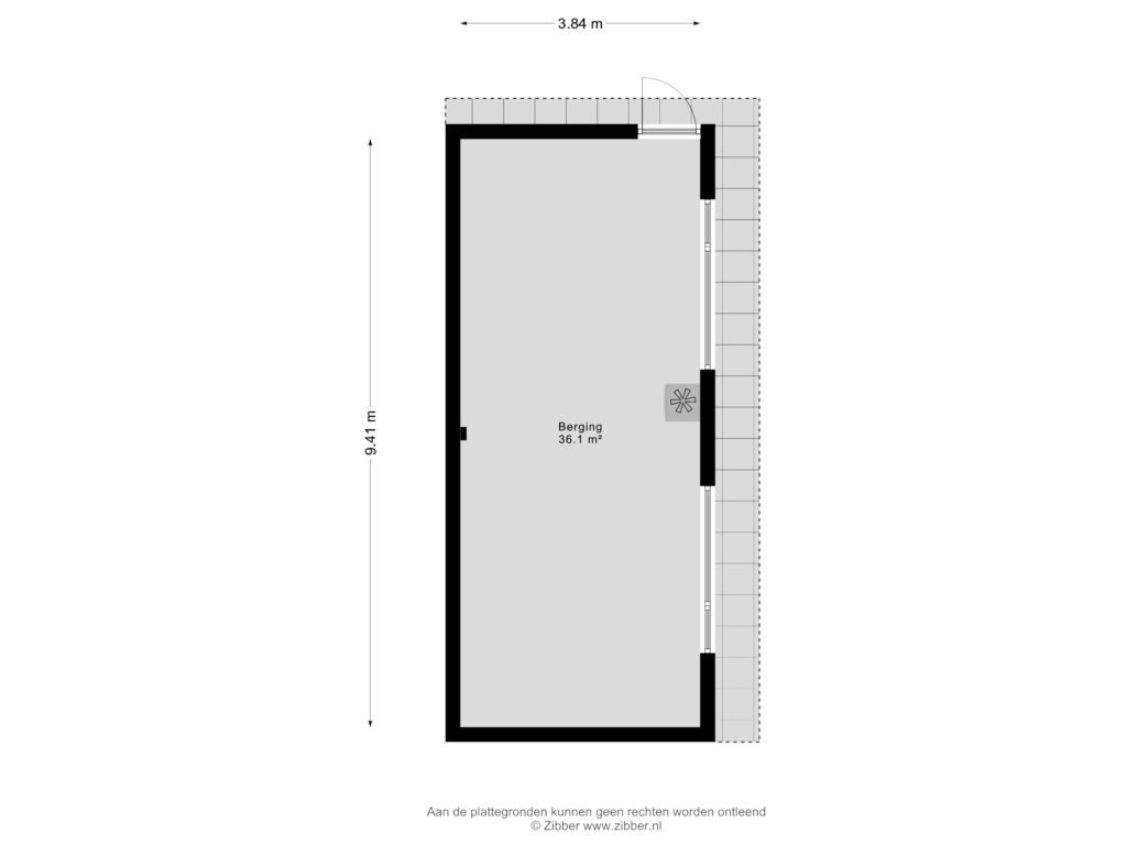 Bekijk plattegrond van Berging van Areven 1