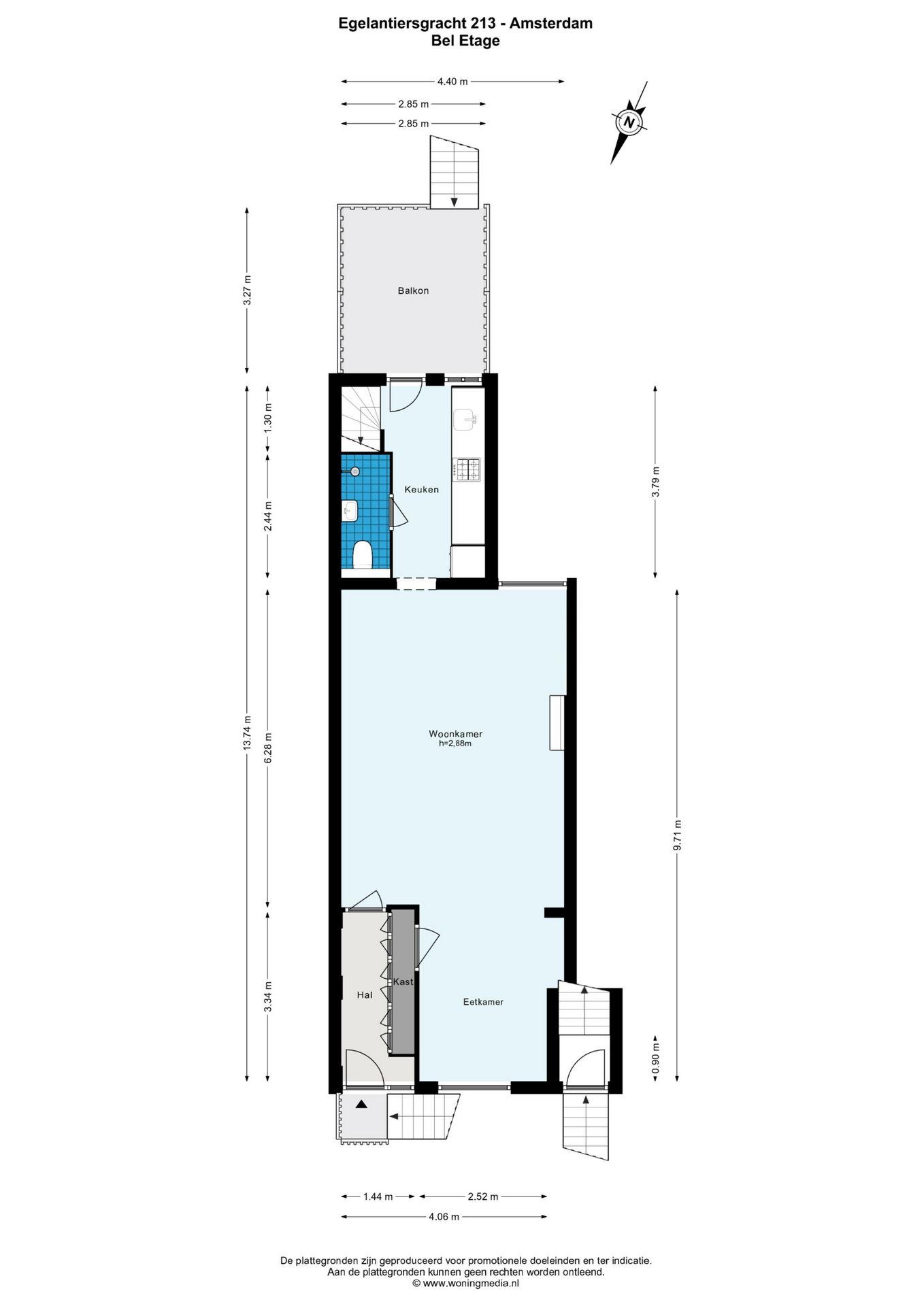 Foto 10 van Egelantiersgracht 213-O