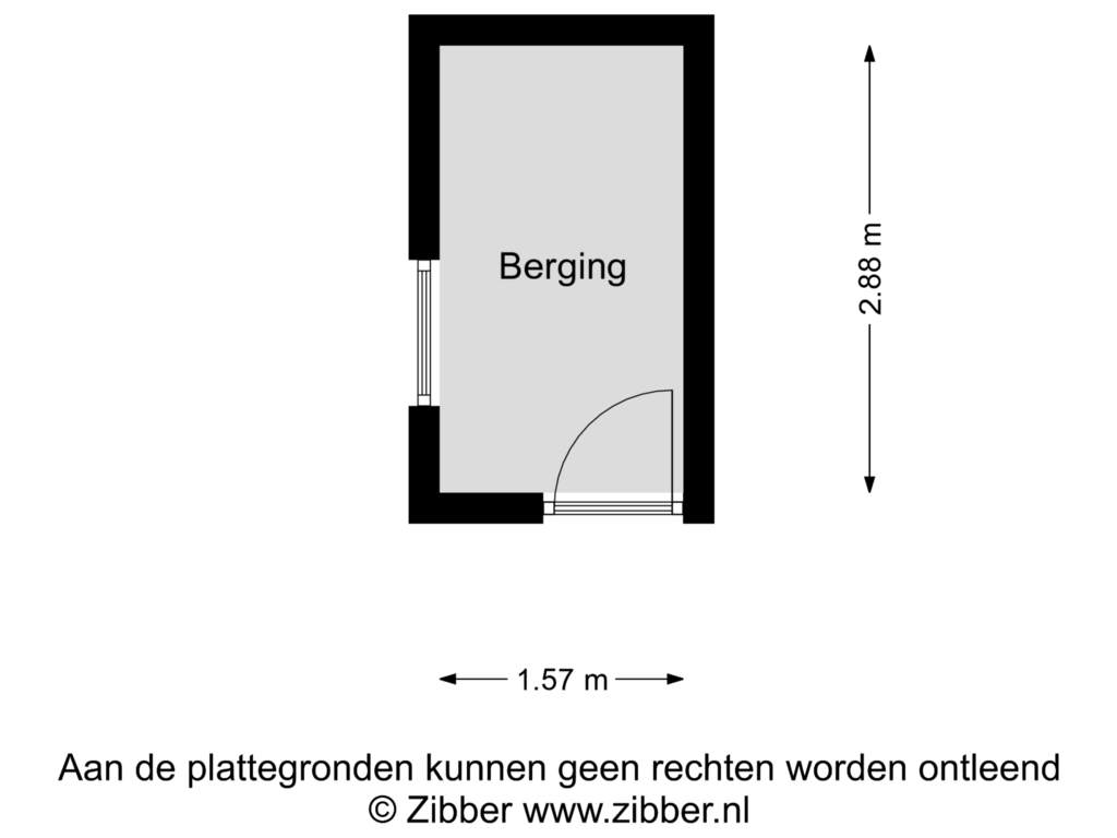 Bekijk plattegrond van Berging van Kerkberg 2-A