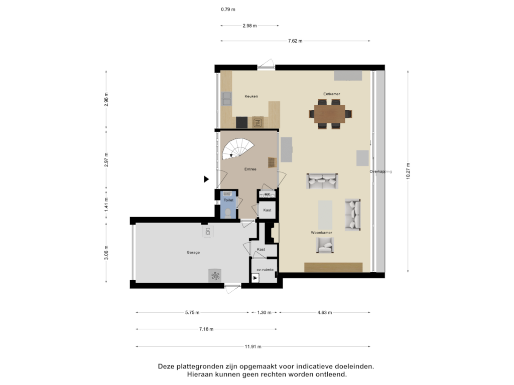 Bekijk plattegrond van Begane Grond van Schepenstraat 11