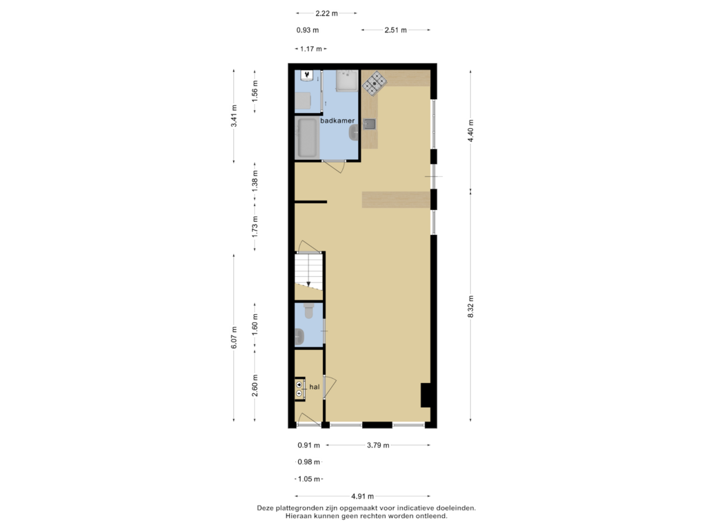 Bekijk plattegrond van Begane grond van Boeweg 52