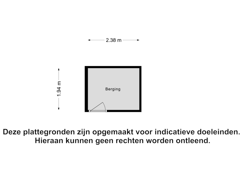 Bekijk plattegrond van Berging van Dommel 4