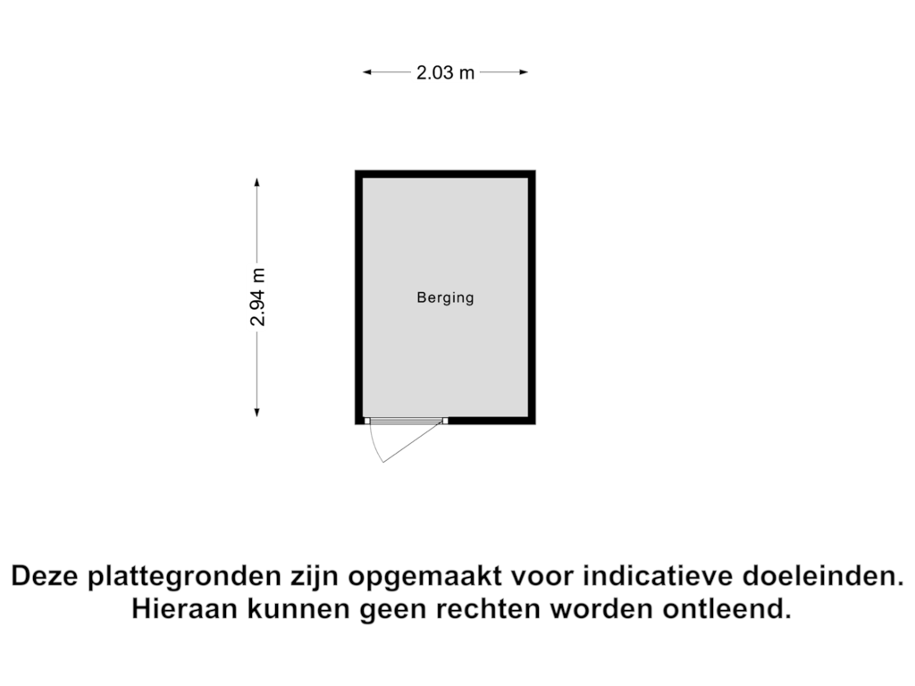 Bekijk plattegrond van Berging van Dommel 4