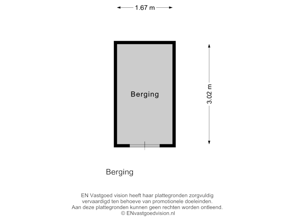 Bekijk plattegrond van Berging van Kikkenstein 2516