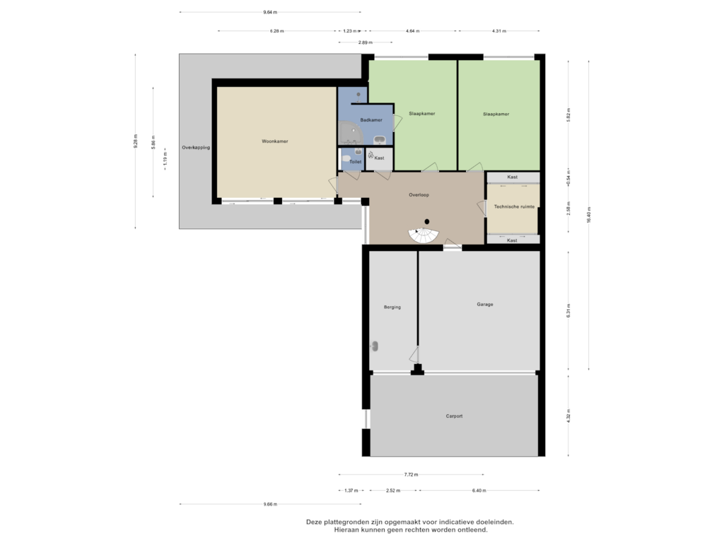 Bekijk plattegrond van Souterrain van Dokter de Steenhuijsenlaan 8