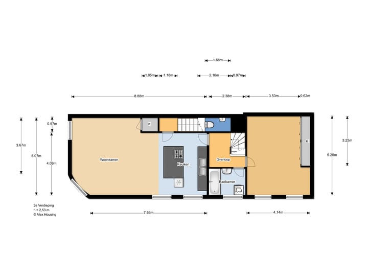 Foto 51 van Bonistraat 27-A